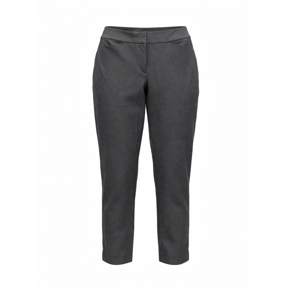 Ann Taylor Factory 10 Gray Ankle Pants Long Work Formal Office Stretch